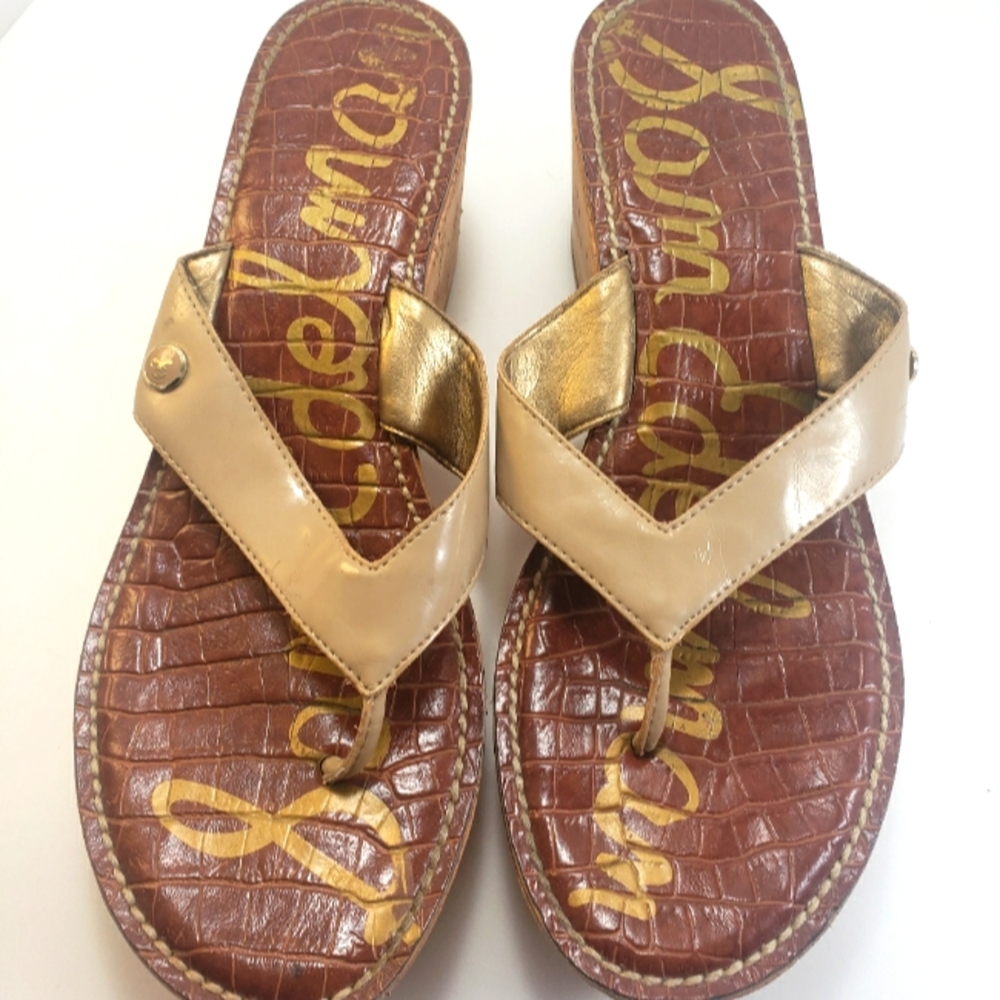 Sam Edelman Romy Wedge Flipflop Sandals